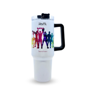 Sports/Fitness Tumbler with Handle and Straw 40 oz | Cup Holder Compatible for Travel | Insulated Stainless Steel Cup | BPA-Free