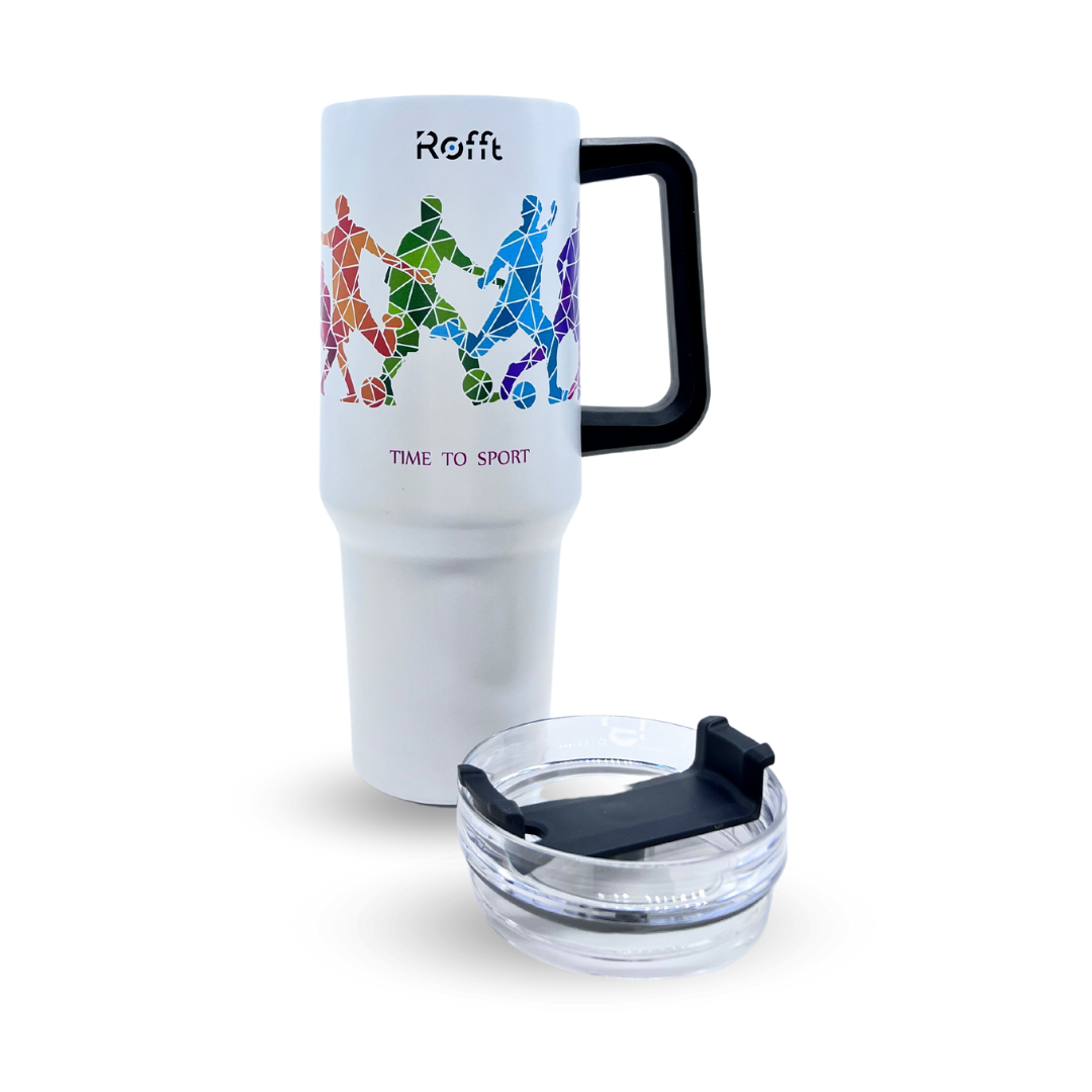 Rofft 40.5 oz Stainless Steel Sports Tumbler with Handle - Image 7