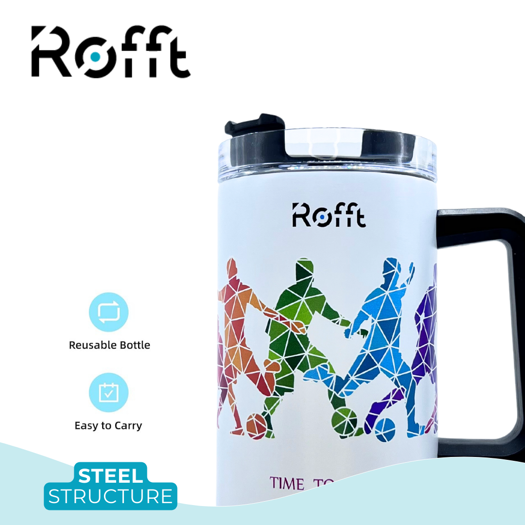 Rofft 40.5 oz Stainless Steel Sports Tumbler with Handle - Image 8
